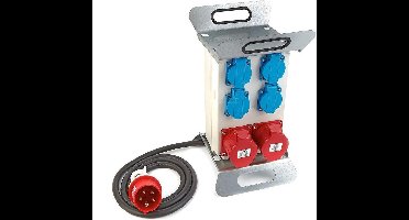 HBM 2 x 400 Volt en 4 x 230 Volt verdeelblok