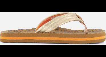 Reef Kids Ahiwild Meisjes Slippers - Bruin/Goud - Maat 36