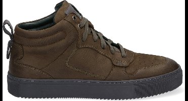 McGregor Heren Sneakers - Groen - Hoge Sneakers - Leer - Veters