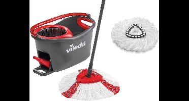 emmer, vloerwisser , poetsemmer \ Dweilmop set - cleaning bucket with mop head