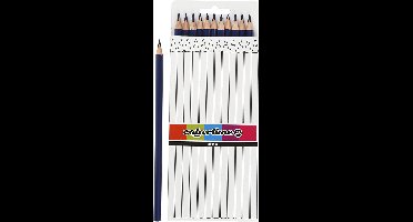 Colortime Kleurpotloden 3 Mm Vulling 17 Cm Donkerblauw 12 Stuks