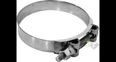 Slangklem, 26mm breed, 131 tot 139mm, Slangenklem.