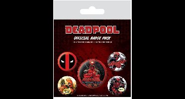 DEADPOOL - Pack 5 - pin - button