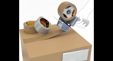 3M Scotch - Dozensluittape Heavy Duty  - 6 Rollen - Hoge kleefkracht