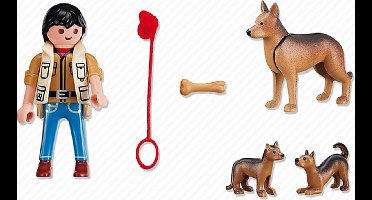 Duitse herder met puppy's/Berger Allemand et ses petits