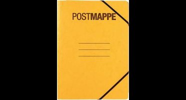 PAGNA postmap, DIN A4, karton, geel