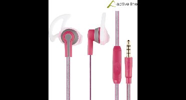 Hama Hoofdtelefoon Reflective pink