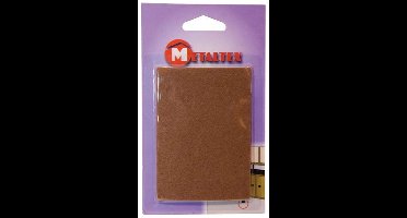 Metaltex Viltplaat Meubeldoppen Uitknipbaar 10 X 7,5 Cm Bruin