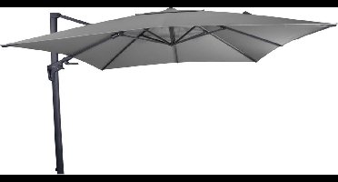 Zweefparasol VirgoFlex Grijs 3x3m 360° draaibaar