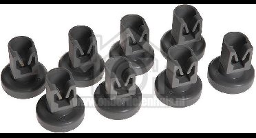 AEG Electrolux Zanussi - Origineel Wiel Van bovenkorf - set 8 stuks - F50742, ESF63020, ZDT110 50286967000
