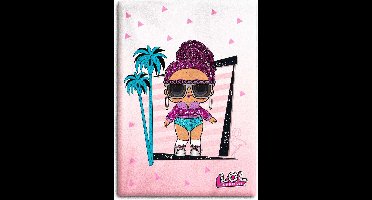 LOL Surprise! Fleece deken Palmtrees - 100 x 140 cm - Roze