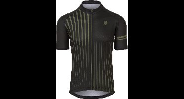 AGU Faded Stripe Fietsshirt Essential Heren - Zwart - S
