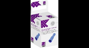 TRU COMPONENTS T1904C049 Kabelschoen, female (rond) 1.50 mm² 2.50 mm² Volledig geïsoleerd Blauw 25 stuk(s)