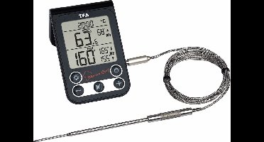 TFA Digitale BBQ Vlees/Oven thermometer - 14.1512.01 keuken-chef