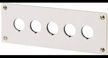 Eaton M22-E5 Inbouwframe 5 inbouwplaatsen (Ø x h) 22 mm x 72 mm Grijs 1 stuk(s)