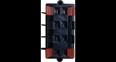 TRU COMPONENTS 737763 Luidsprekerconnector Bus, inbouw horizontaal Aantal polen: 8 Zwart 1 stuk(s)