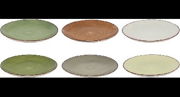 Studio Tavola Dinerborden Deep Forest ø 26.5 cm - 6 stuks
