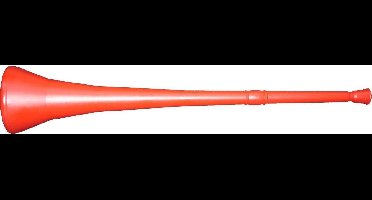 Vuvuzela Oranje toeter - WK voetbal toeter van 62 cm - 5 stuks