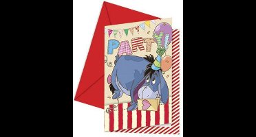 Winnie the Pooh Alphabet Uitnodigingen