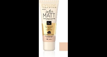Eveline Cosmetics Satin Matt Mattifying & Covering Foundation 102 Vanilla