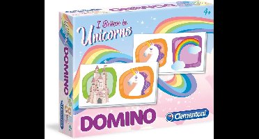 Clementoni - Domino Pocket Eenhoorn - Educatief spel