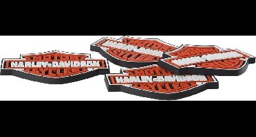 Harley-Davidson Bar & Shield Rubberen Onderzetters Set (4)