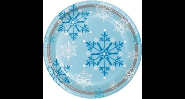 Bordjes sneeuwvlokken (23cm, 8st)