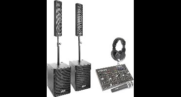Vonyx 1500W Complete 2.2 Geluidsinstallatie met Bluetooth Mixer