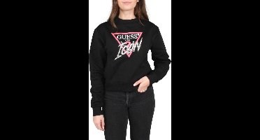 Guess Jeans - Damestrui - Lange Mouw - Ovale Halslijn - Zwart