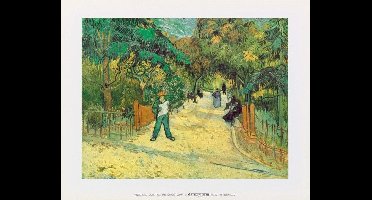 Kunstdruk Vincent Van Gogh - Giardini Publici 30x24cm