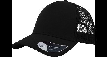 Atlantis Rapper Jersey Mid Visor Trucker Cap (Zwart)