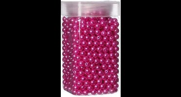 Parels 8 mm Fuchsia 220 gram (1 st)