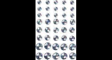 Strasstenen, afm 6+8+10 mm, blauw, 40 stuk/ 1 doos