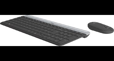 Logitech MK470 - Toetsenbord RF Draadloos - QWERTY - Deens, Fins, Noors, Zweeds / Grafiet