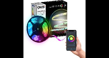 Calex Slimme LED Strip 5 meter - Led-strip Voor Binnen - Met App - RGB - Smart Lichtstrip met afstandsbediening