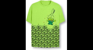 Disney Toy Story - Green Aliens Kinder T-shirt - Kids tm 8 jaar - Groen
