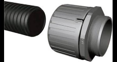 HellermannTyton 166-22203 HG16-90-M20 Slangbevestiging Zwart M20 16.70 mm 1 stuk(s)