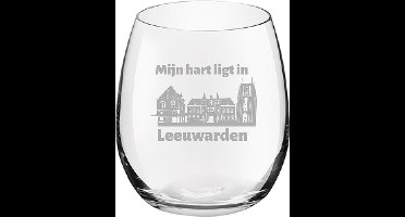 Gegraveerde Drinkglas 39cl Leeuwarden