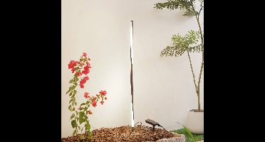 Lindby - Sfeerverlichting buiten - 1licht - Aluminium - H: 99 cm - zwart - Inclusief lichtbron