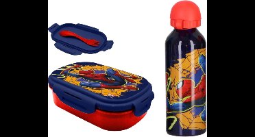 Spiderman Spiderman Lunchset; Lunchbox en Drinkfles