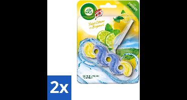 Air Wick - Geparfumeerd Toiletblok - Citroen & Bergamot - 1 Stuk - Voordeelverpakking - 2 stuks