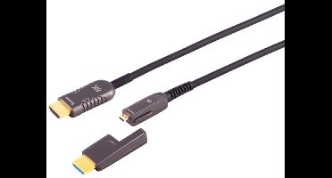 Optisches HDMI Verlegekabel-Set, 10K, 30m