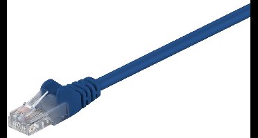 Wentronic CAT5E Netwerkkabel - RJ45 - Blauw - 10 m