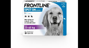 Frontline Frontline Spot-On Hond L - Apotheek - 2.68 ml 3 pip 20-40 Kg L