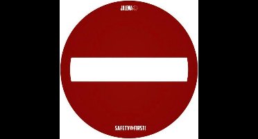 VLOERSTICKER "GEEN DOORGANG" (gladde vloer) Ø35cm ROOD 2 STUKS