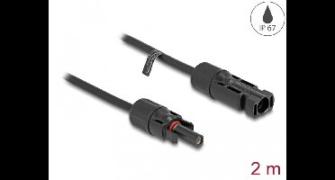 88236 - Cable - Black - IP67 - DL4 - Male - Female