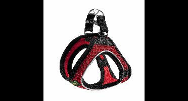 Hunter Harnas Hilo Comfort Rood - Hondenharnas - S - 42-48/46-52 cm
