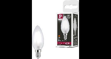 Filament 230 V LED kaars E14 470lm 5W 6500K dimbaar Mat