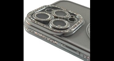 HEM Hoesje Geschikt voor iPhone 11 Hoesje - Geschikt voor MagSafe - Shockproof Backcover - Zilver Glitter Transparant hoesje