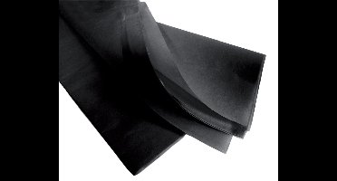 Zwart Vloeipapier \ zijdepapier | 17 grams | Watervast en Kleurecht ZijdeVloeipapier \ zijdepapier | B3 36x50 cm 48 vellen